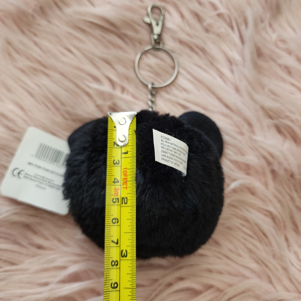 Disney Aulani Minnie Mouse Plush Keychain Hawaii Pom Pom - Picture 8 of 9